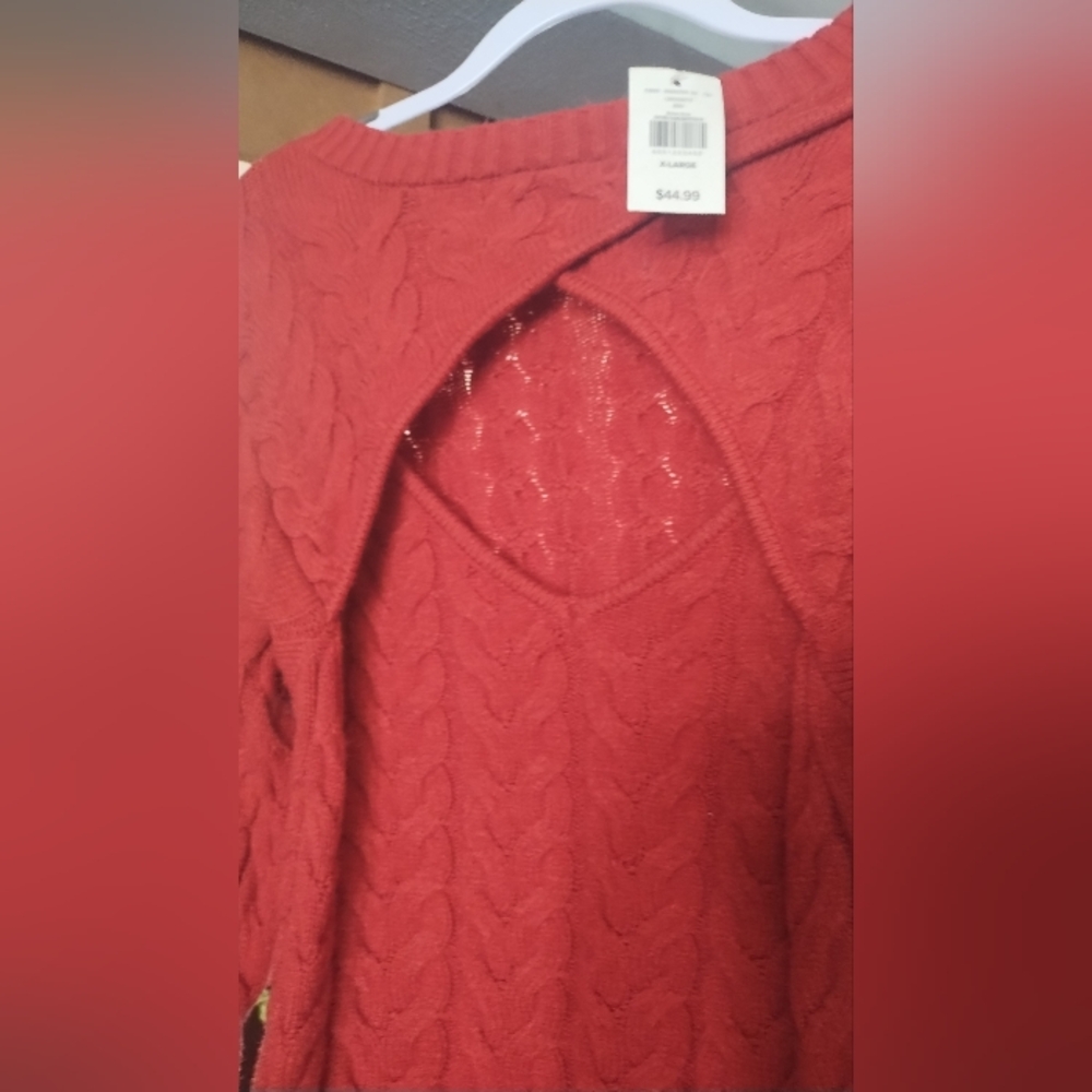 Rust colored sweater from the buckle. - Picture 2 of 3